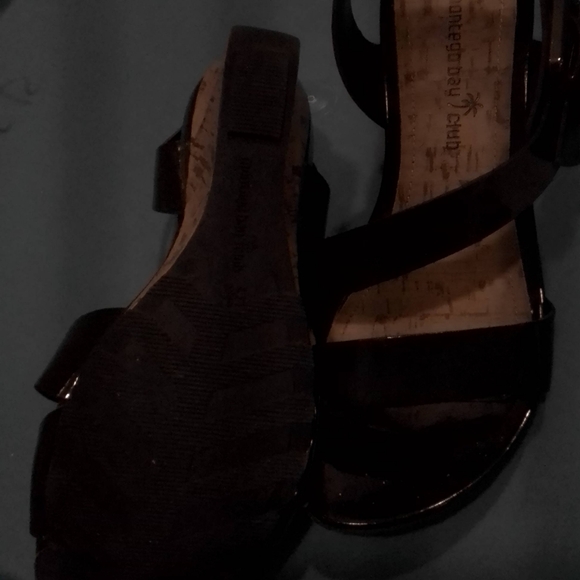 908-34) Montego bay club women's strappy cork wedge - Picture 7 of 8